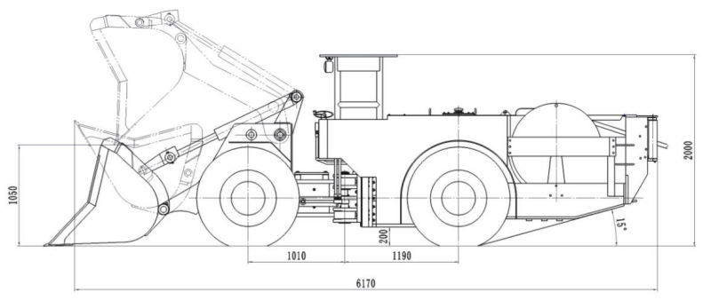 ERL-1 Load-Haul-Dump Machine Drawing Sheet 1